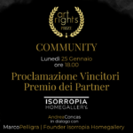 Premiazione Vincitori Premio Partner Isorropia Art Rights Prize