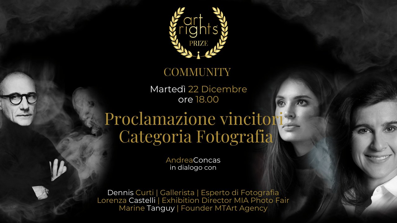 TALK VINCITORI FOTOGRAFIA art rights prize